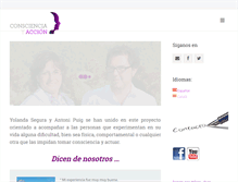 Tablet Screenshot of conscienciayaccion.com